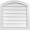Ekena Millwork Arch Top Surface Mount PVC Gable Vent: Functional, w/ 2"W x 2"P Brickmould Sill Frame, 24"W x 24"H GVPAR24X2403SF - alternate 1